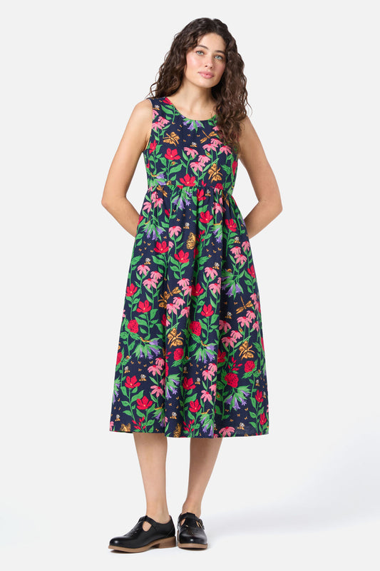 Princess Highway - Garden Party Midi Dress - navy