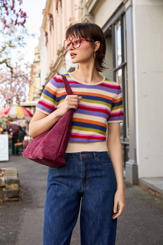 Princess Highway - Perri Stripe Knit Top - multi