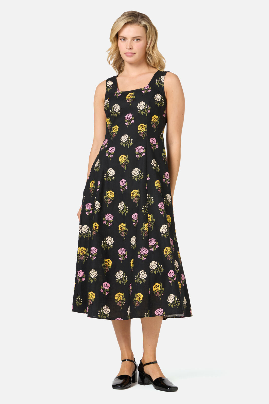 Princess Highway - Astrid Rose Midi Dress - black