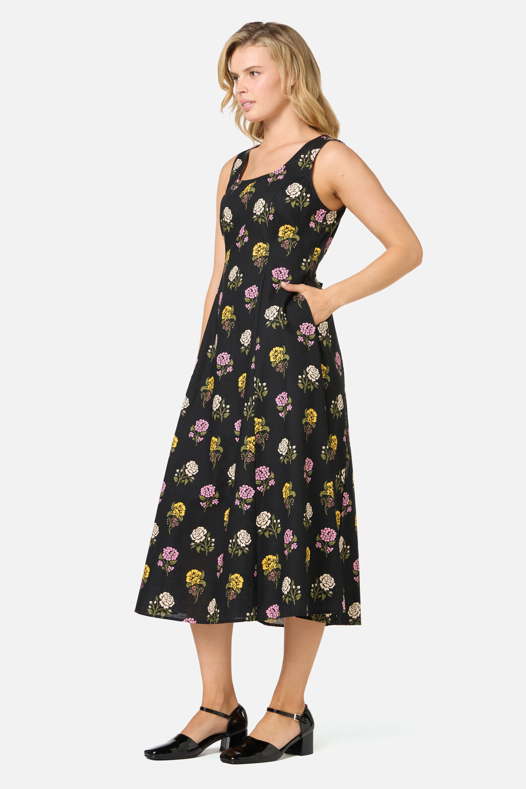 Princess Highway - Astrid Rose Midi Dress - black