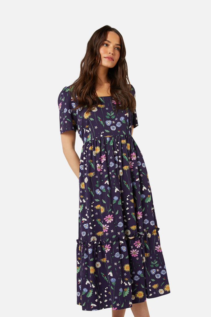 Spring Garden Midi Dress Princess Highway