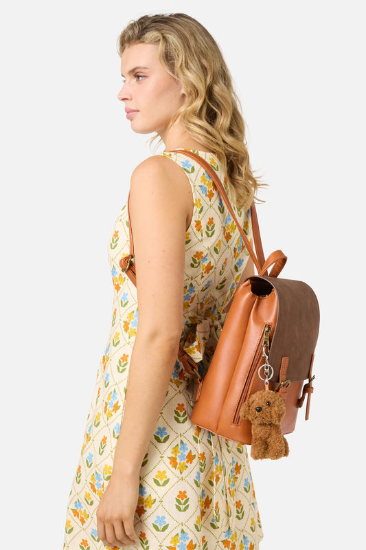 Princess Highway - Cute Dog Bag Charm - tan