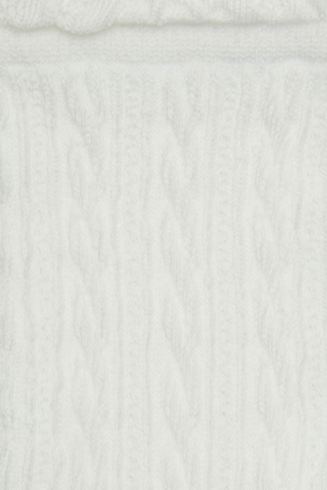 Princess Highway - White Textured Frill Sock - white