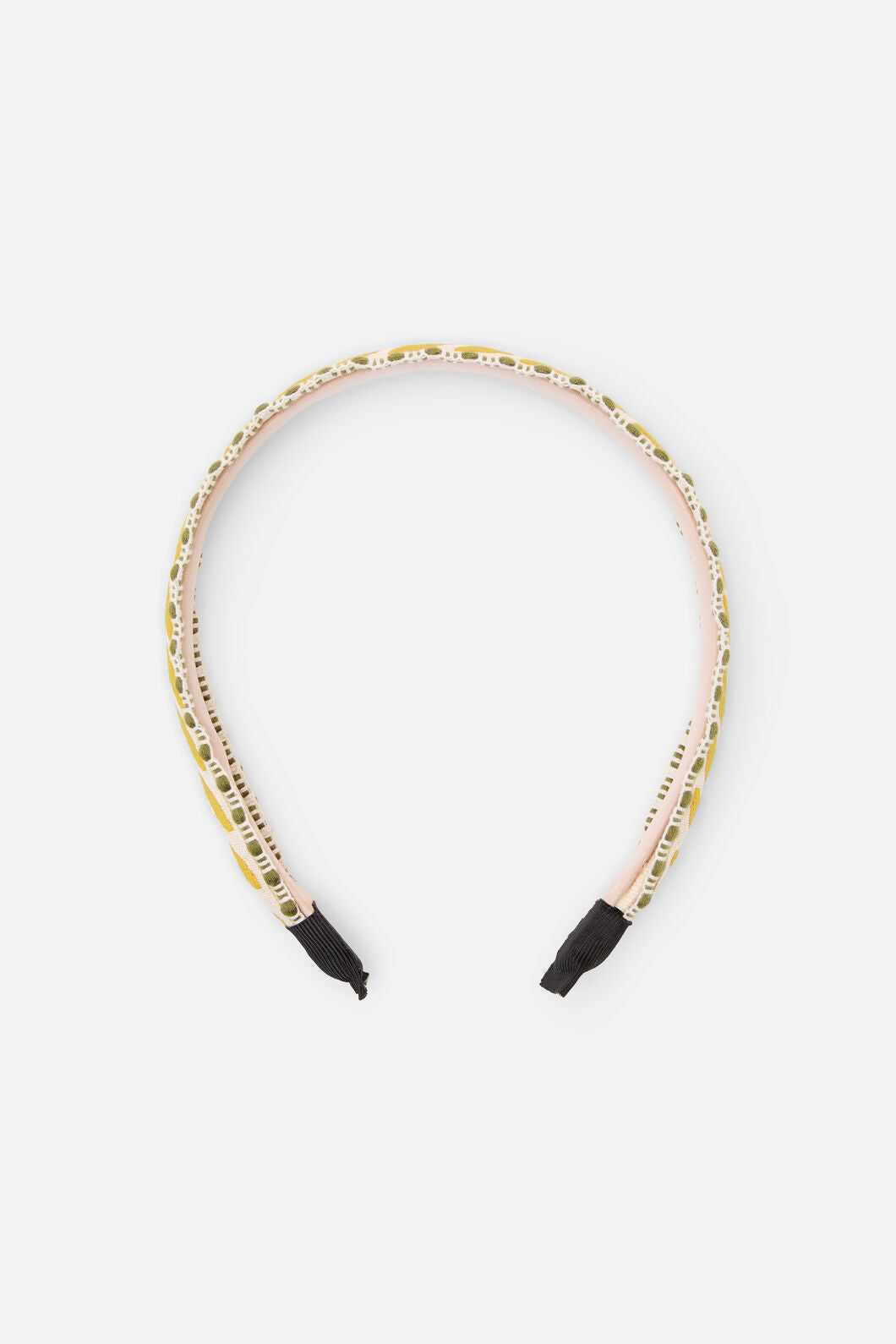 Princess Highway - Yellow Embroidered Headband - yellow