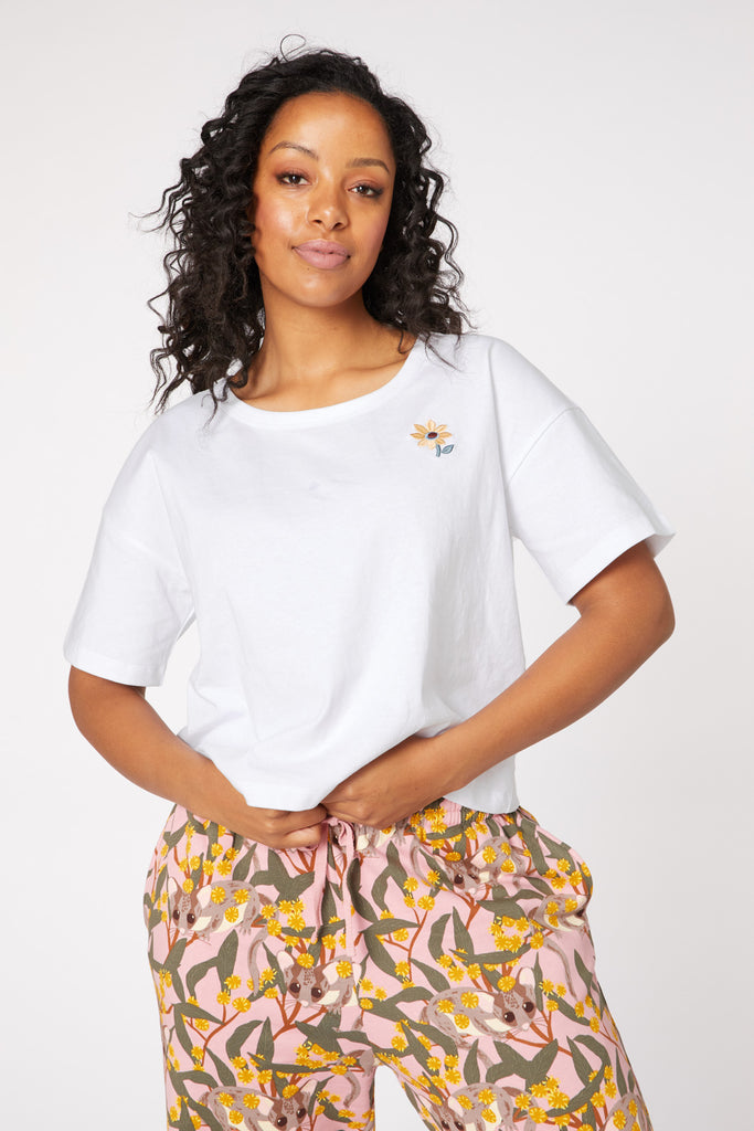 Natalie Emb T Shirt Princess Highway