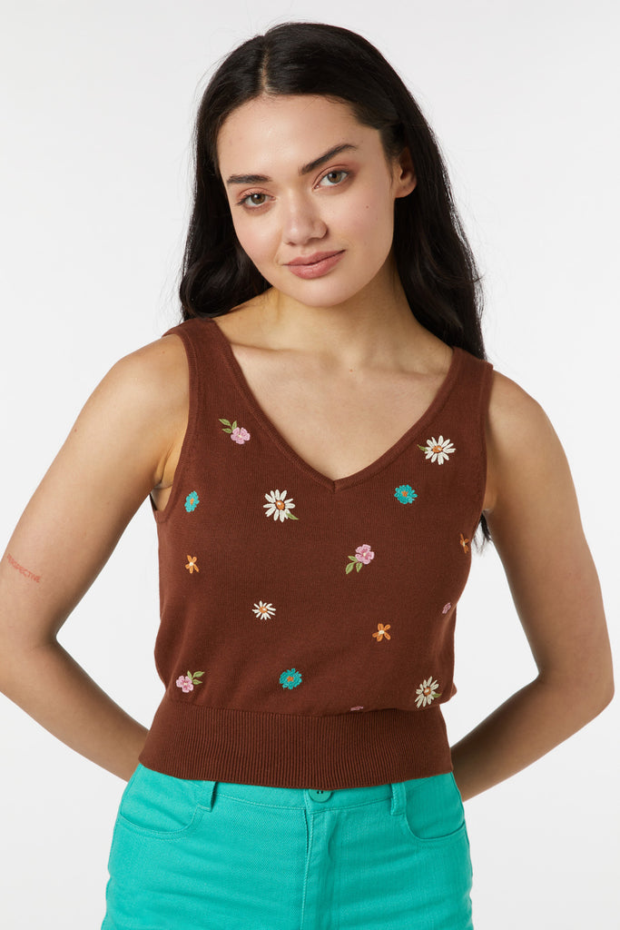 Wendy Embroidered Tank Top – Princess Highway