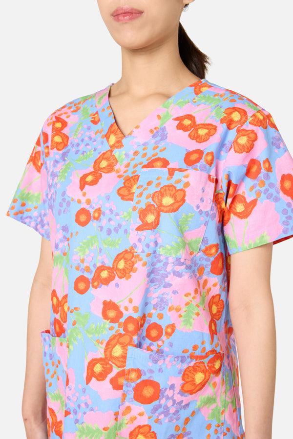 Poppy Dotty Scrub Set