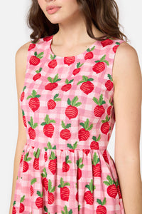 Princess Highway - Radish Picnic Midi Dress - pink