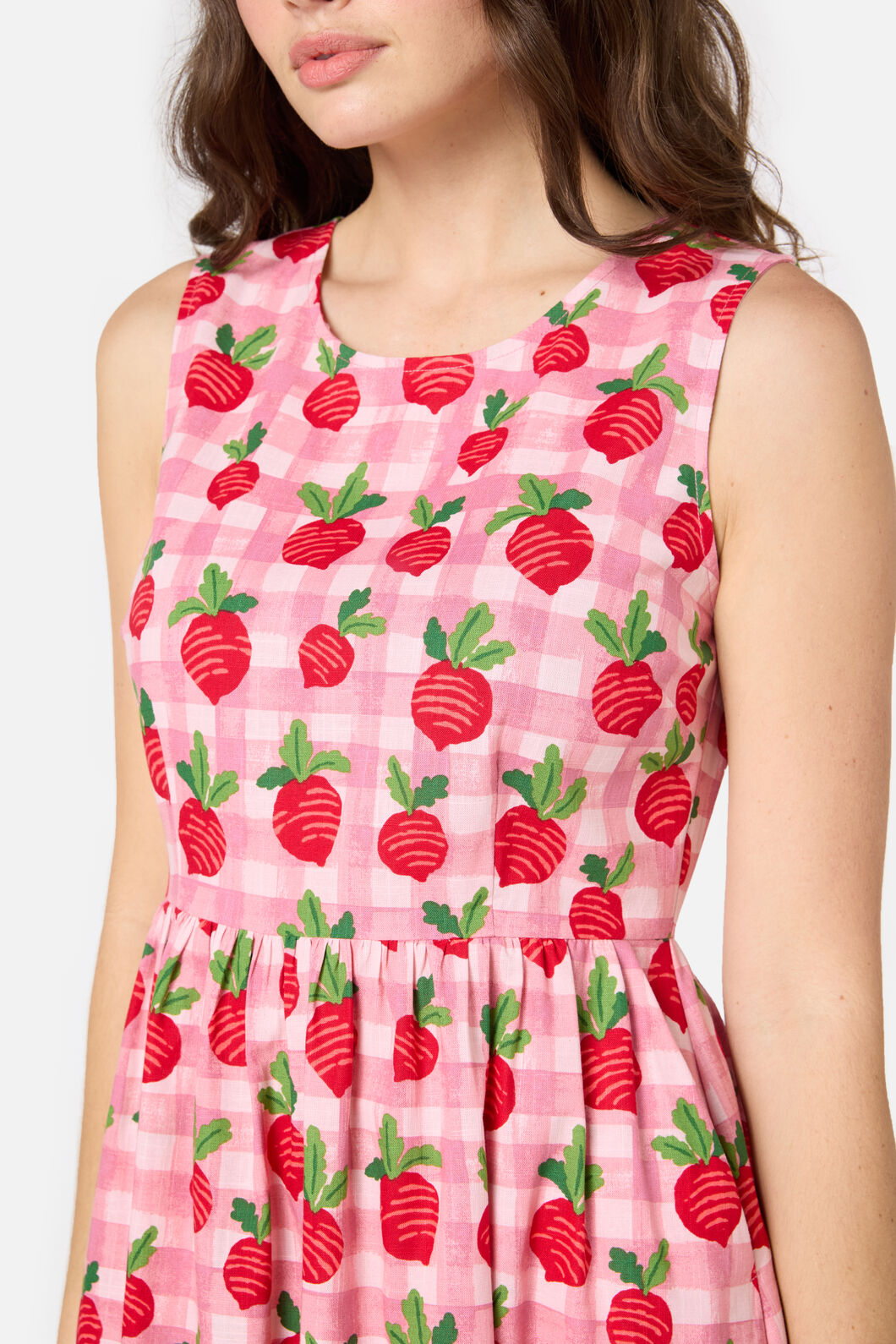 Princess Highway - Radish Picnic Midi Dress - pink