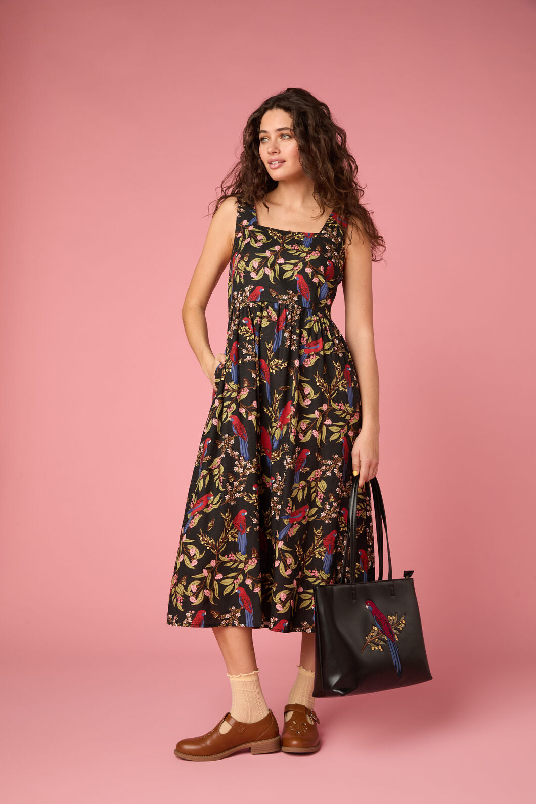 Princess Highway - Rosella Midi Dress - black