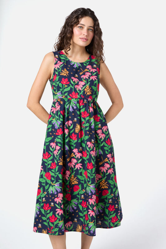 Princess Highway - Garden Party Midi Dress - navy