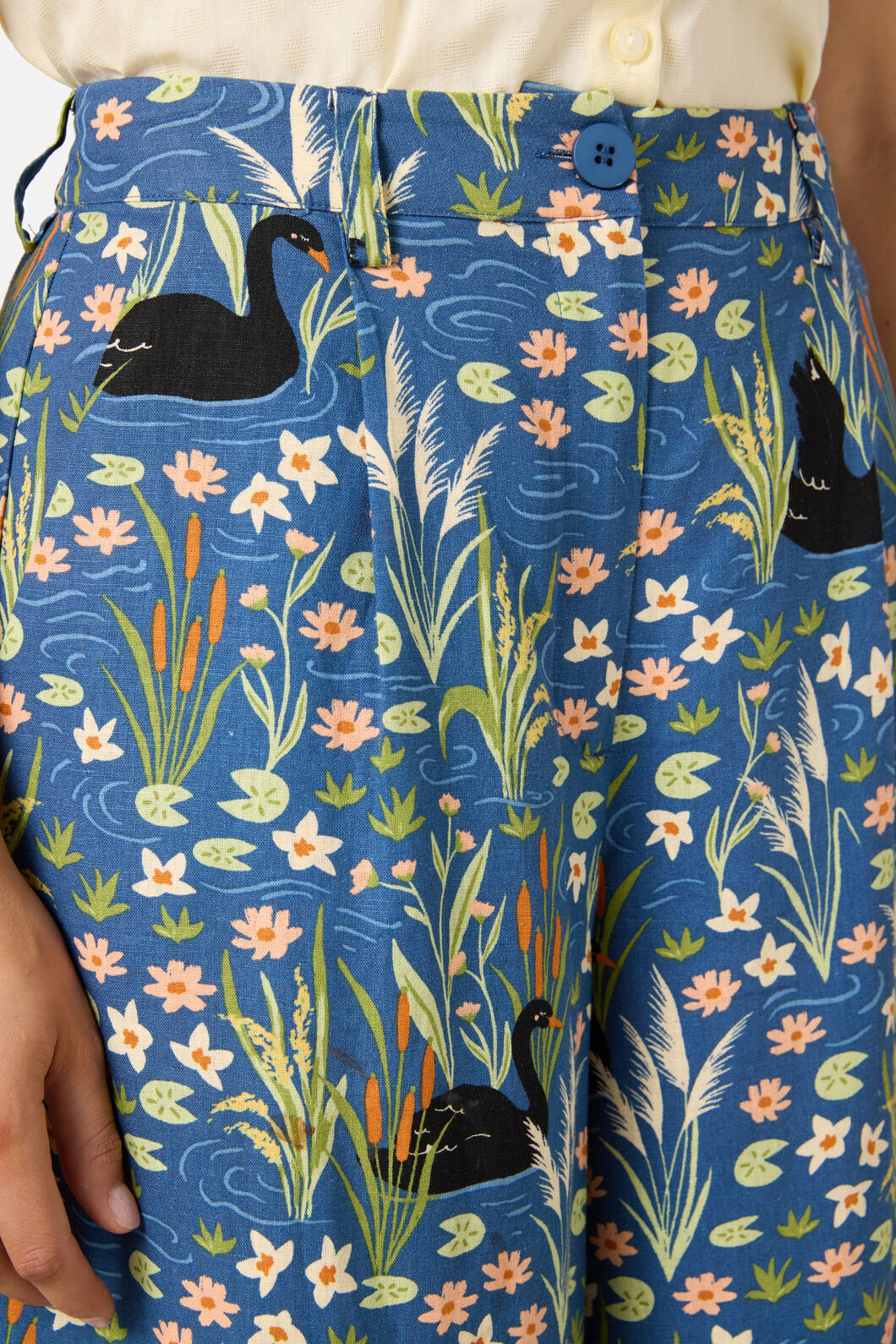 Princess Highway - Pretty Swan Culotte - navy