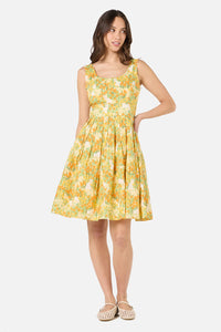 Princess Highway - Cat & Flora Sun Dress - orange