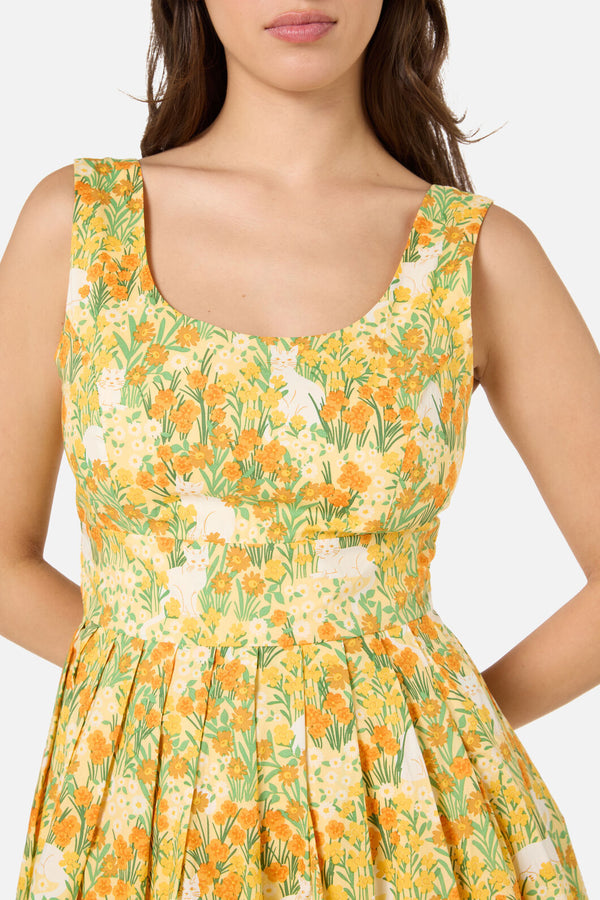 Princess Highway - Cat & Flora Sun Dress - orange