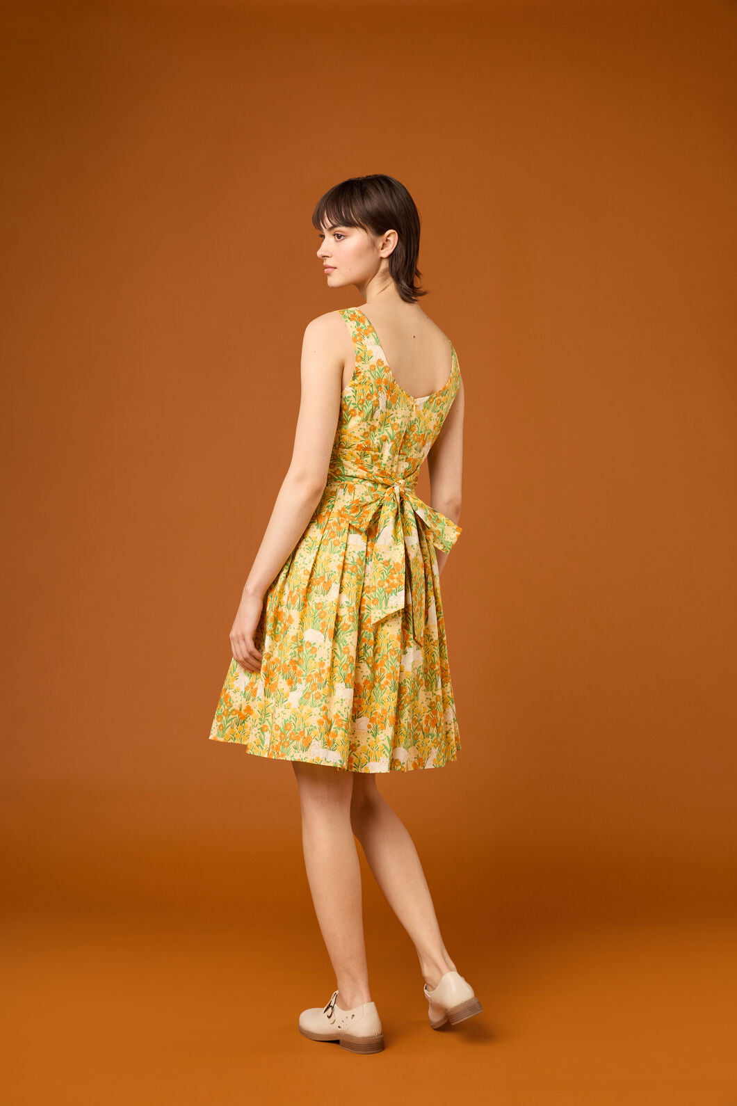Princess Highway - Cat & Flora Sun Dress - orange