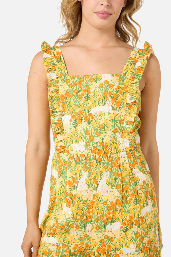 Princess Highway - Cat & Flora Tie Back Jumpsuit - orange