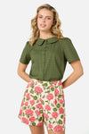 Princess Highway - Geranium Flower Short - cream