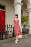 Princess Highway - Libby Bee Ditsy Midi Dress - red