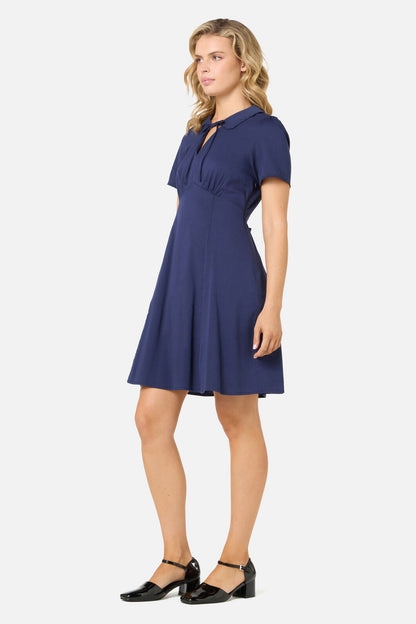 Princess Highway - Josie Sweet Collar Tea Dress - navy