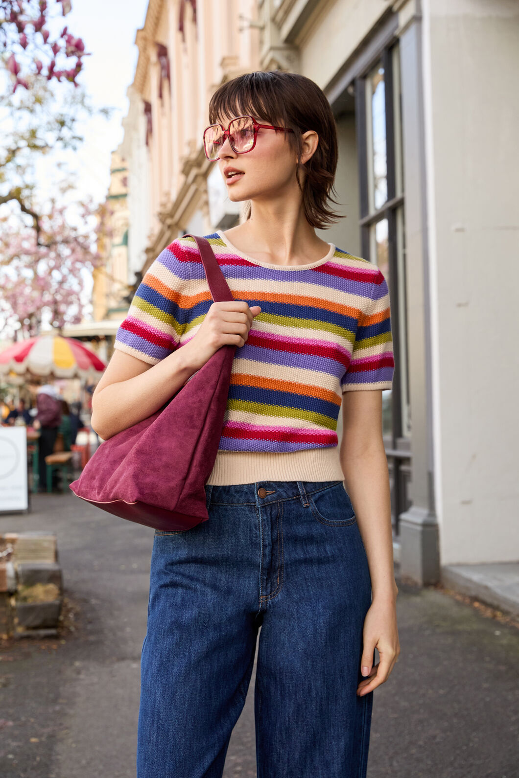 Princess Highway - Perri Stripe Knit Top - multi