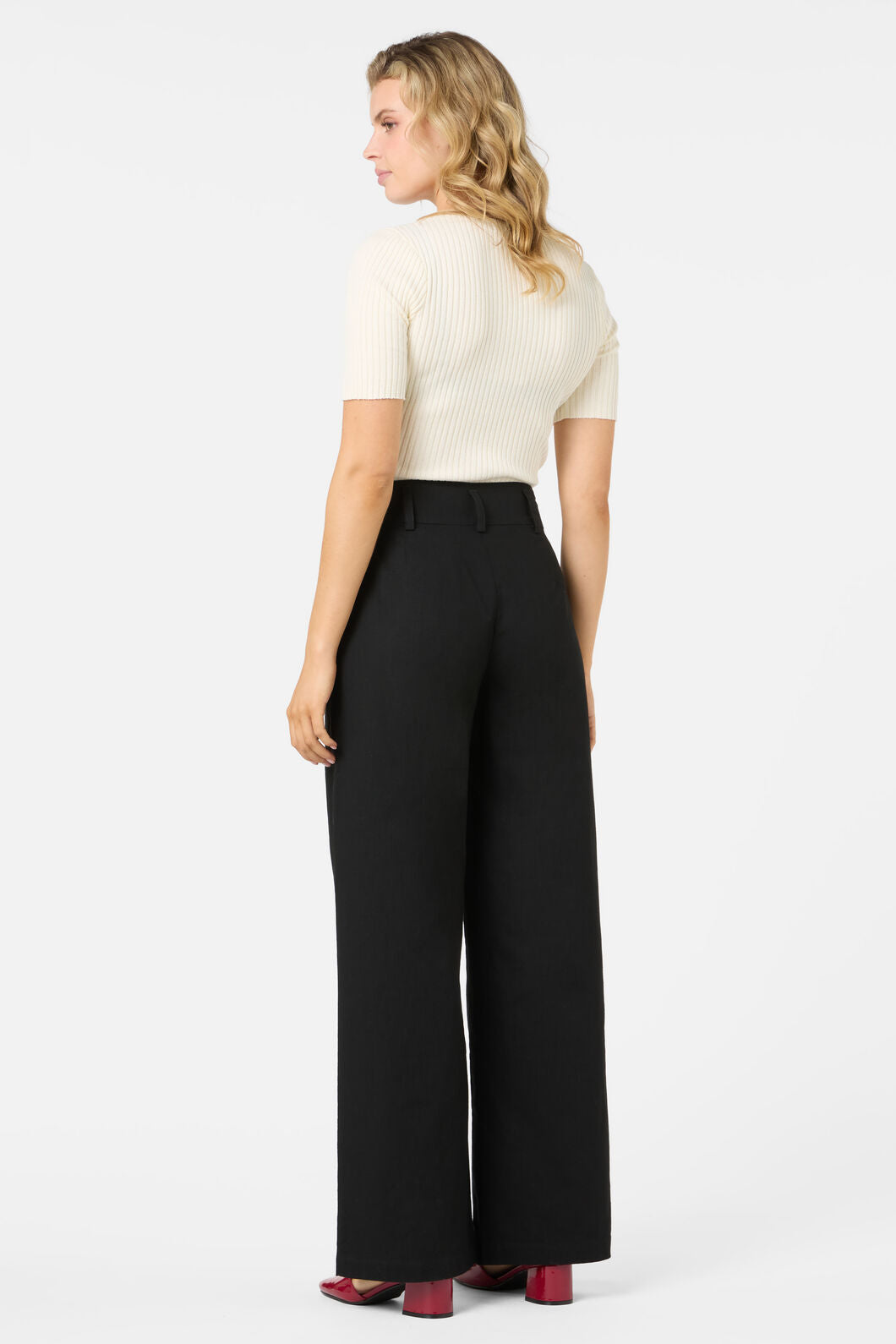Princess Highway - Tatum Mid Rise Pants - black