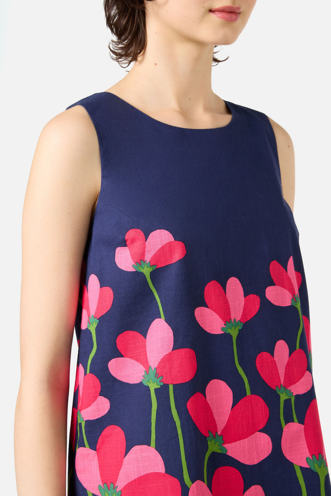 Princess Highway - Lulu Flower Shift Dress - navy