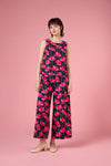 Princess Highway - Lulu Flower Culotte - navy