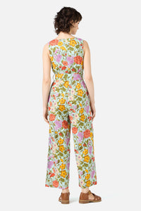 Princess Highway - Grasshopper Floral Jumpsuit - green