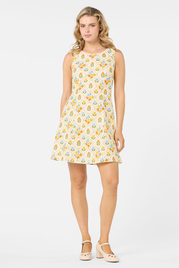 Princess Highway - Judy Shift Mini Dress - cream