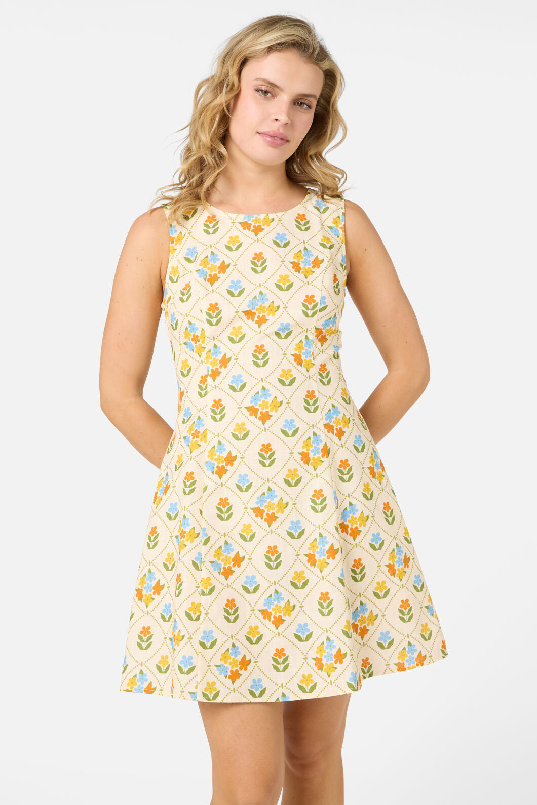 Princess Highway - Judy Shift Mini Dress - cream