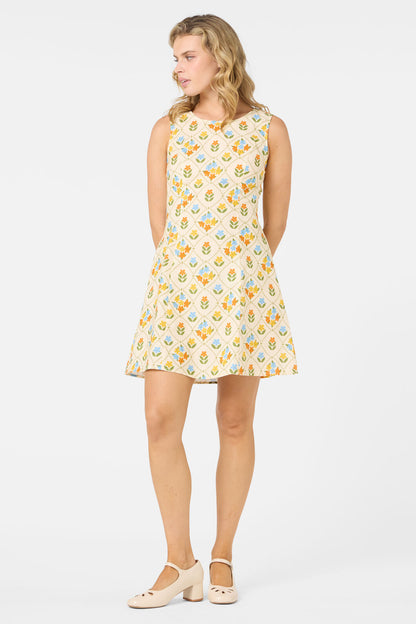 Princess Highway - Judy Shift Mini Dress - cream