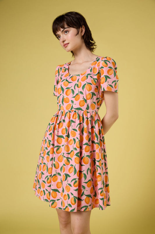 Princess Highway - Apricots Short Sleeve Dress - pink
