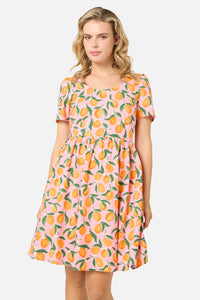 Princess Highway - Apricots Short Sleeve Dress - pink