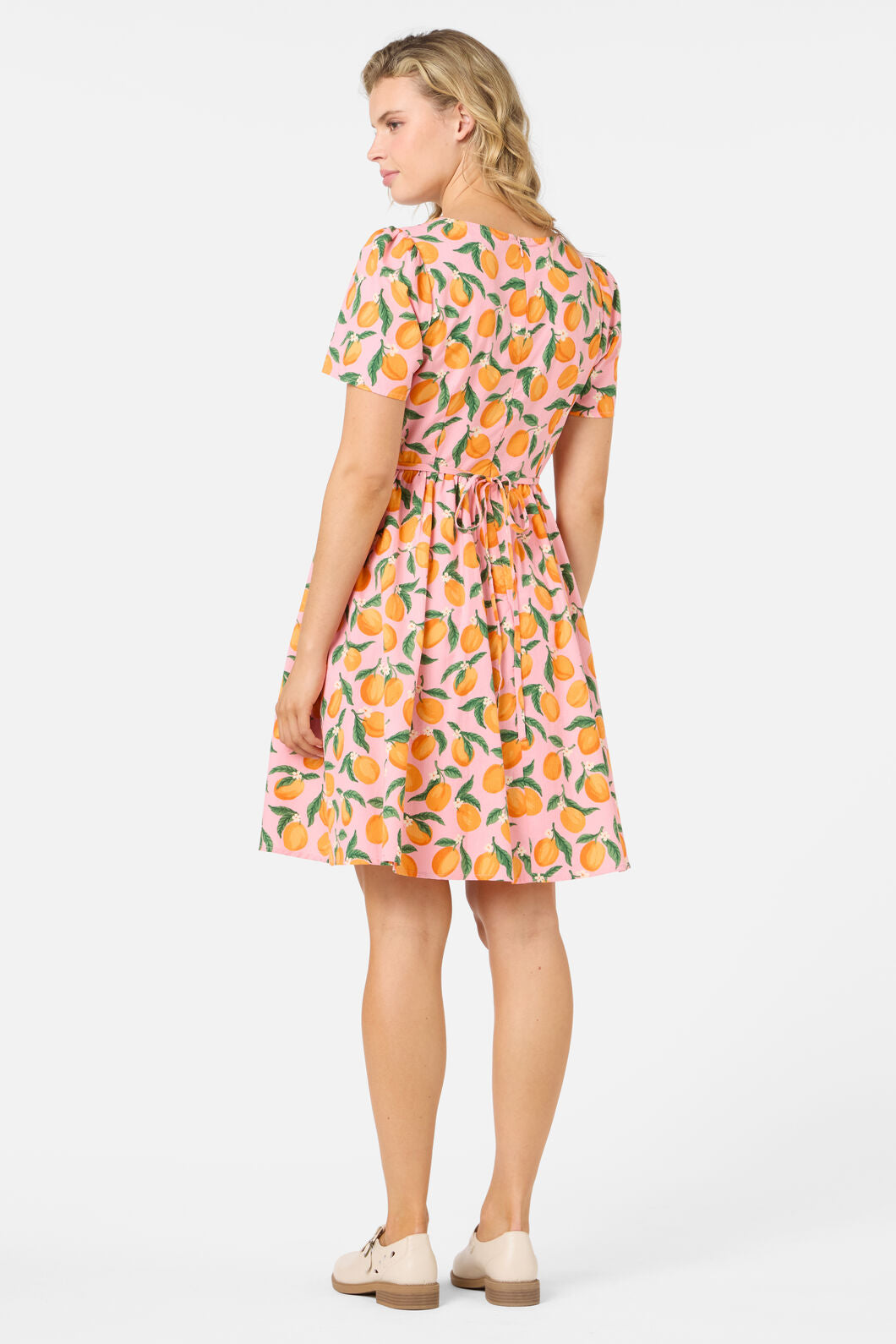 Princess Highway - Apricots Short Sleeve Dress - pink