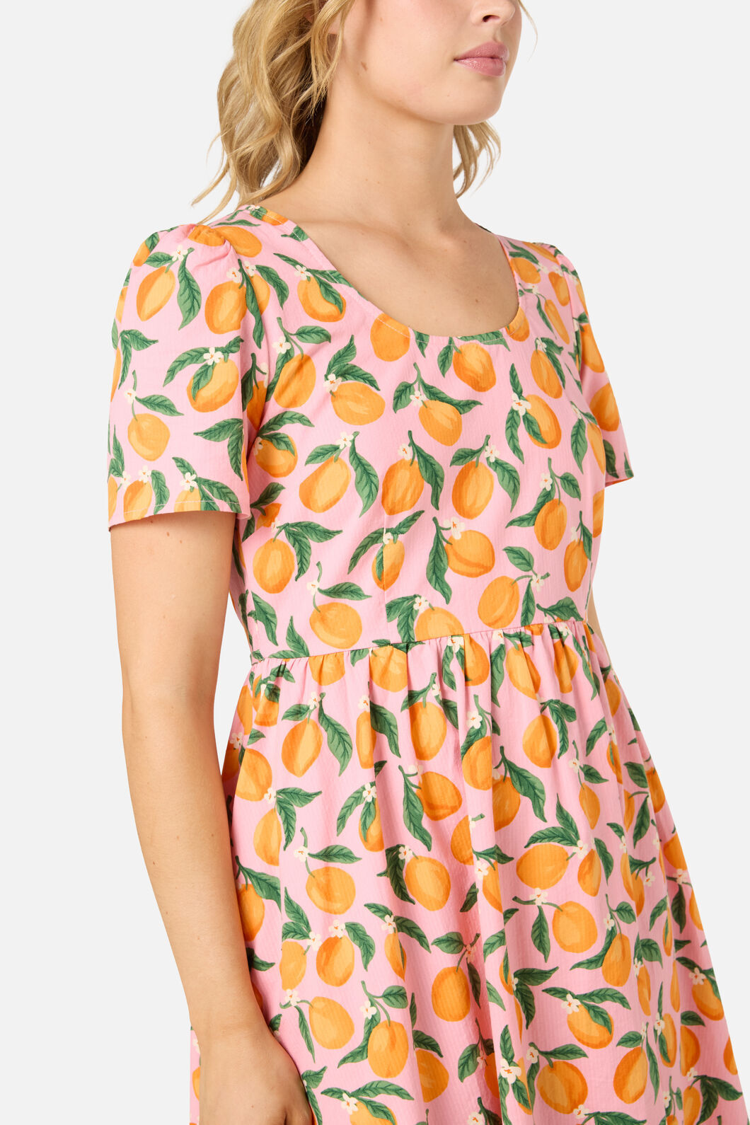 Princess Highway - Apricots Short Sleeve Dress - pink