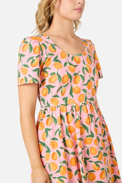 Princess Highway - Apricots Short Sleeve Dress - pink