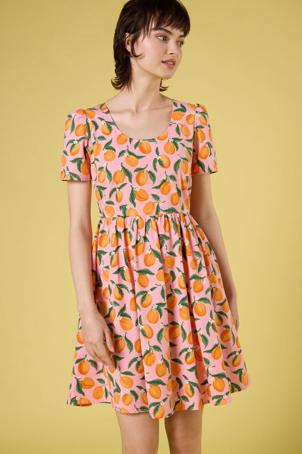 Princess Highway - Apricots Short Sleeve Dress - pink