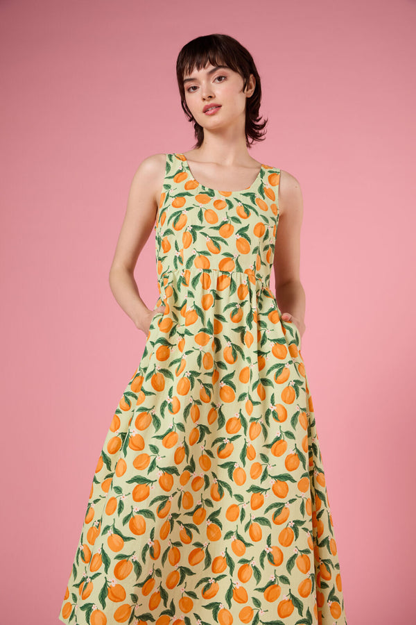 Princess Highway - Apricots Gathered Midi Dress - green