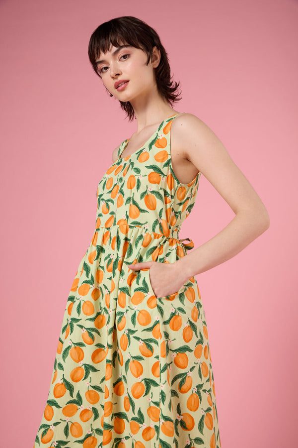 Princess Highway - Apricots Gathered Midi Dress - green