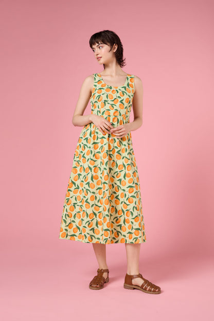 Princess Highway - Apricots Gathered Midi Dress - green