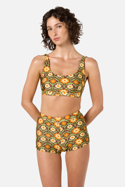 Princess Highway - Cleo Boyleg Bikini Bottom - chocolate