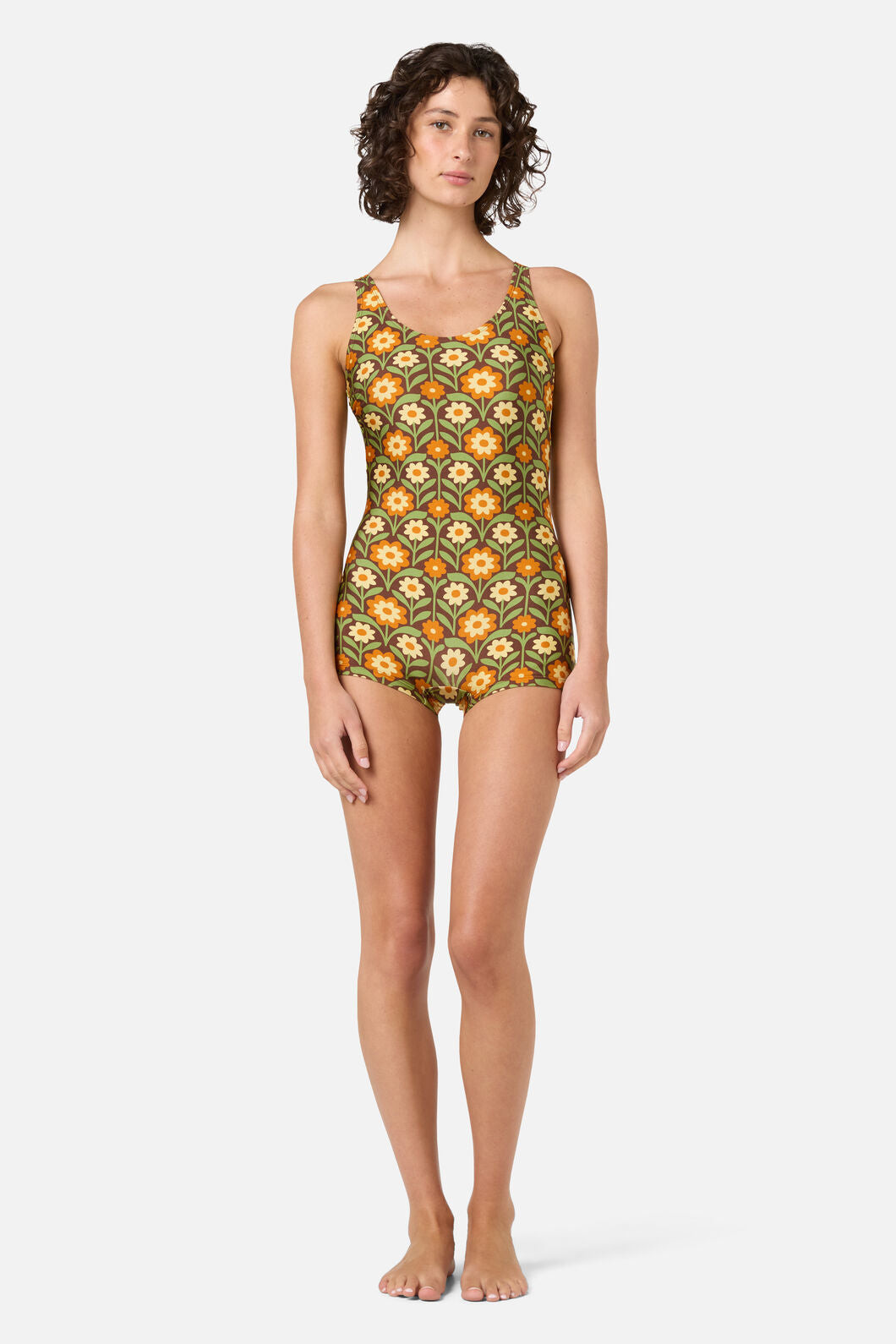 Princess Highway - Cleo Boyleg One Piece - chocolate