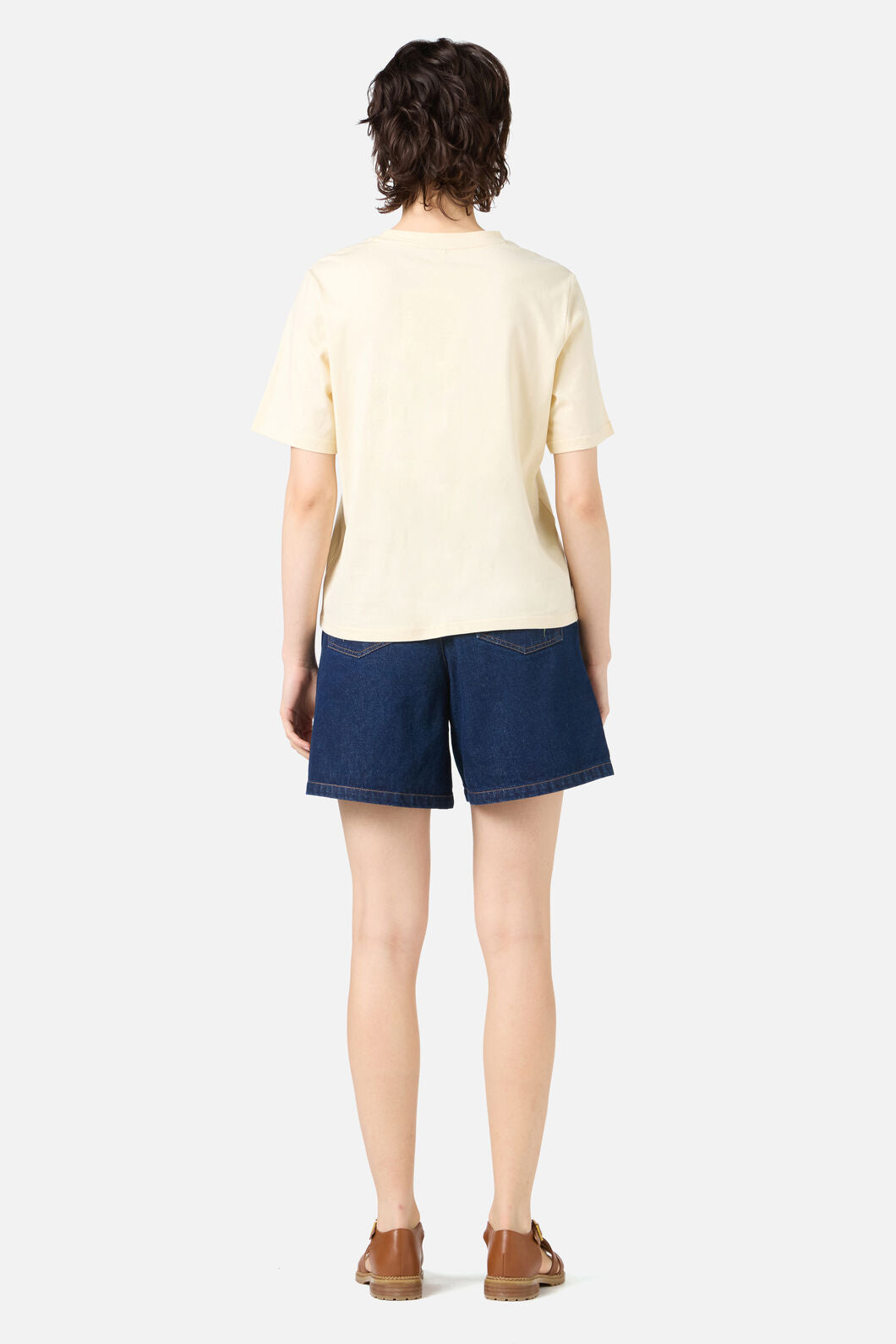 Princess Highway - Grasshopper Floral Relaxed Tee - lemon