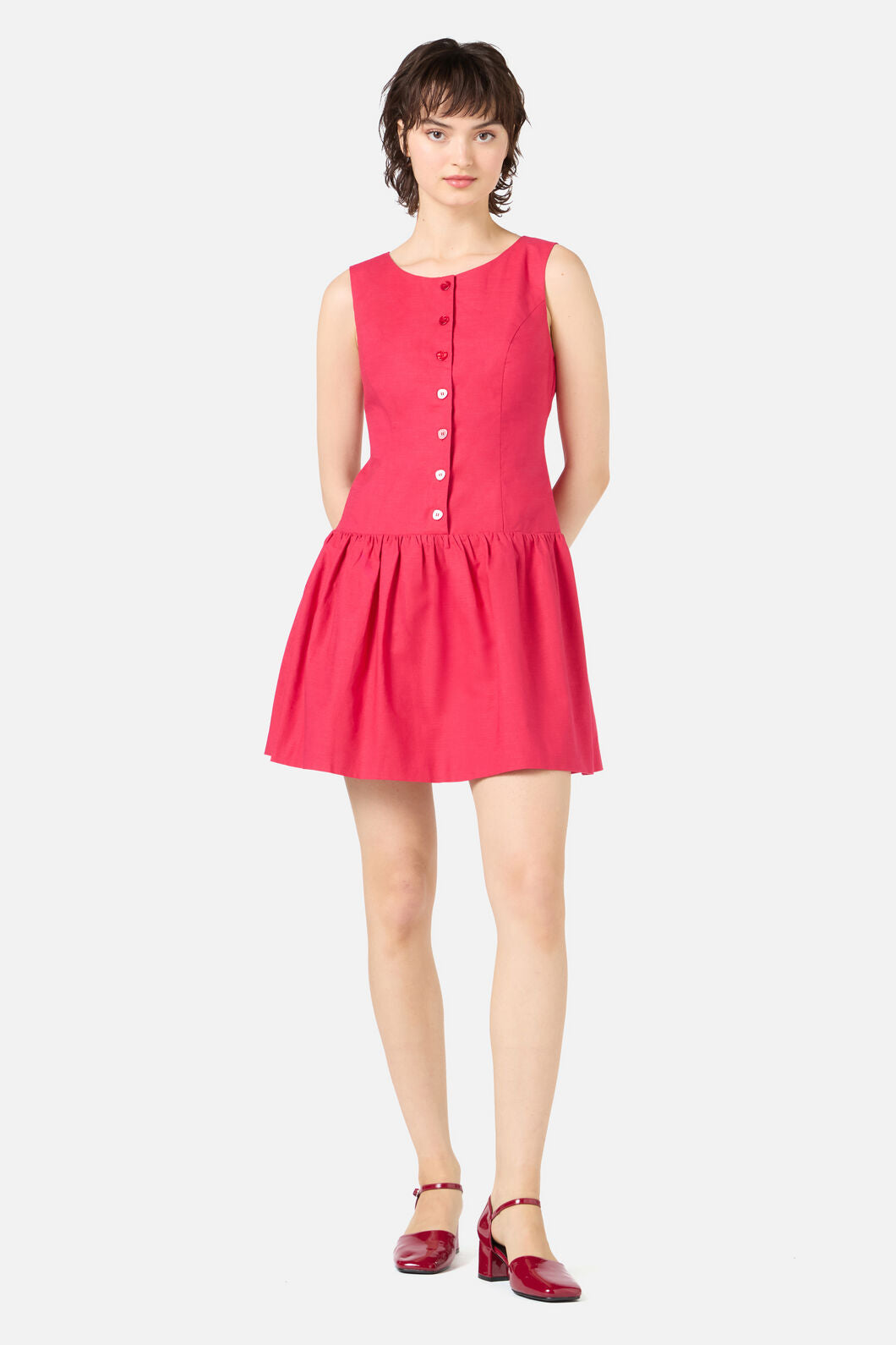 drop waist dress nz Jacinda Dress – Style Rotate NZ main image 1
