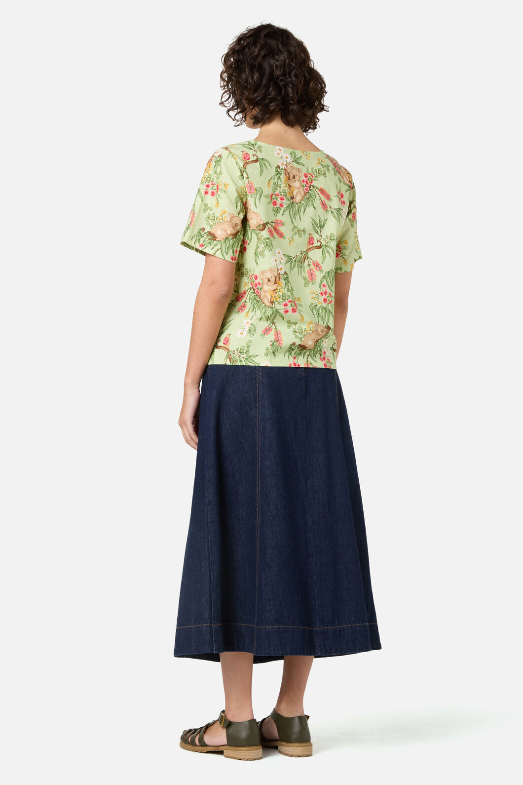 Princess Highway - Koala Short Sleeve Top - mint