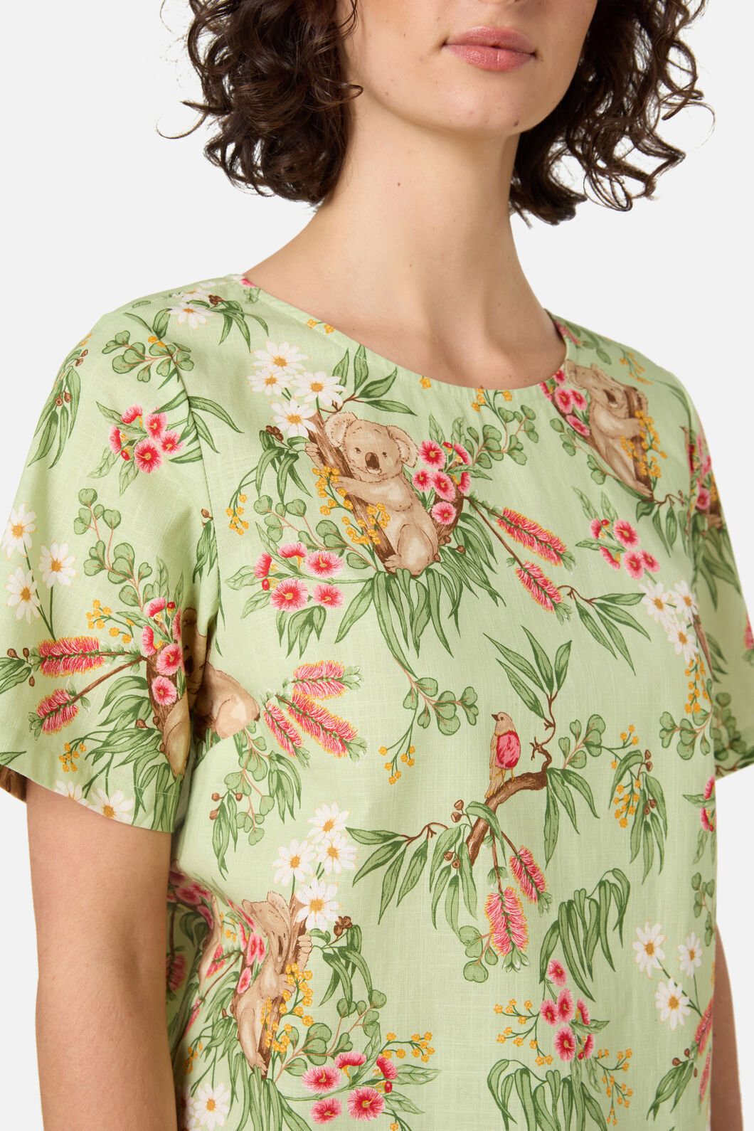 Princess Highway - Koala Short Sleeve Top - mint