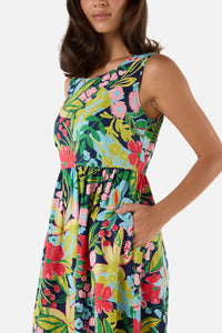 Princess Highway - Lexi Floral Midi Dress - navy