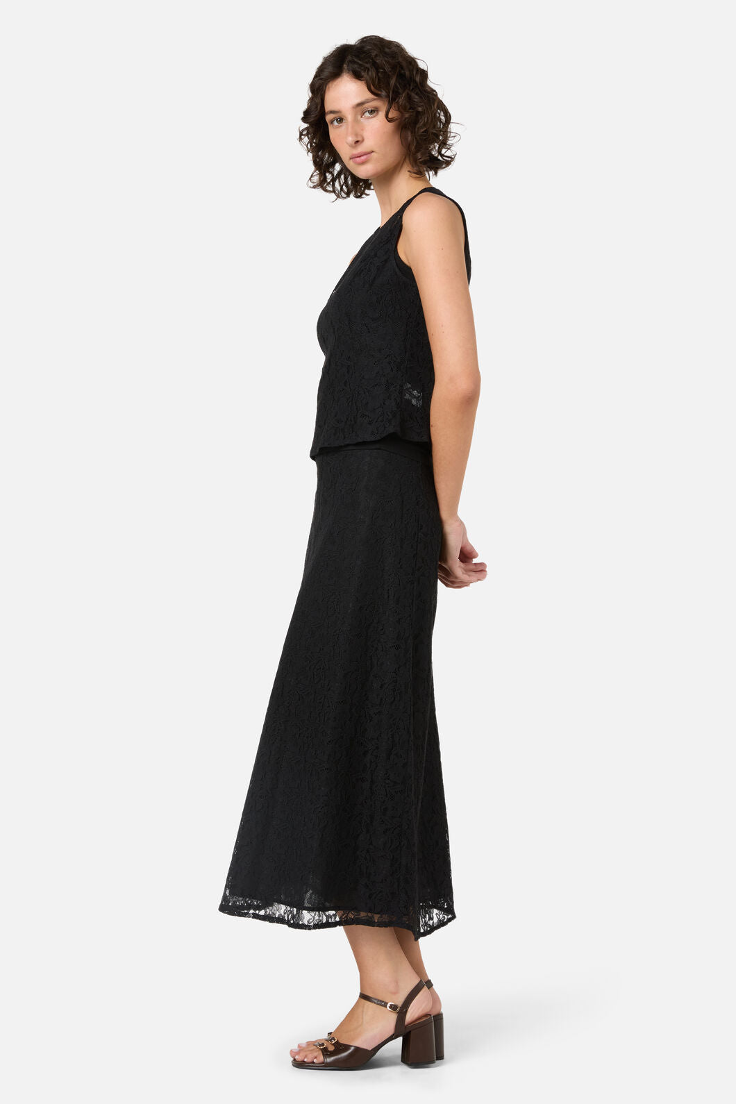 Princess Highway - Amara Lace Top - black