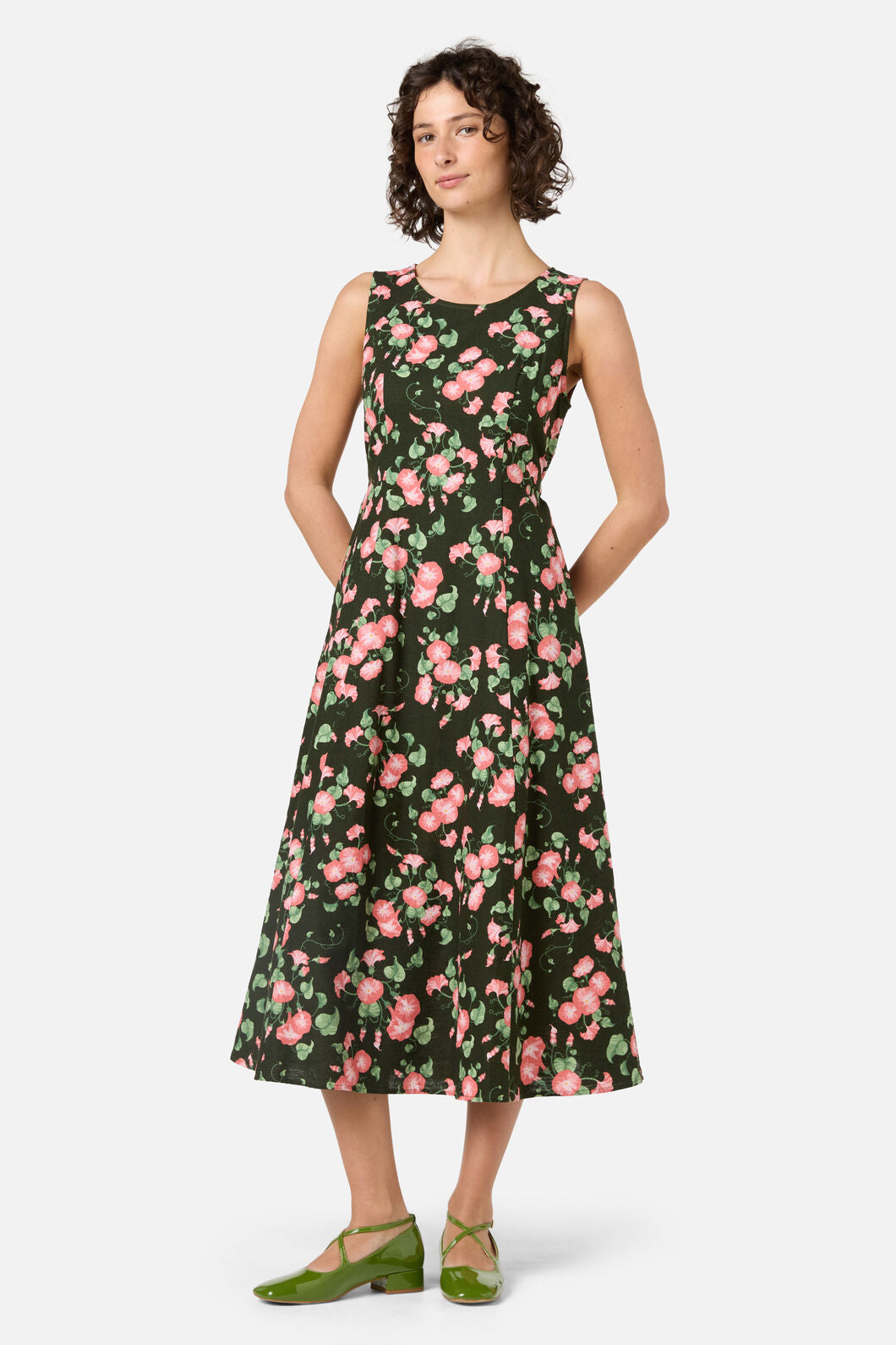 Princess Highway - Morning Glory Midi Dress - olive