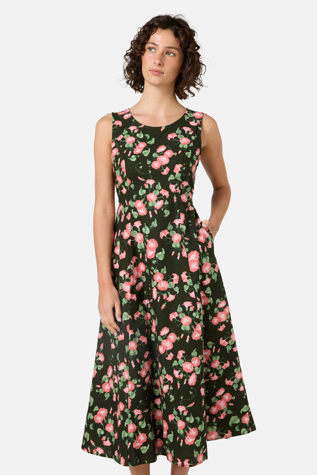 Princess Highway - Morning Glory Midi Dress - olive